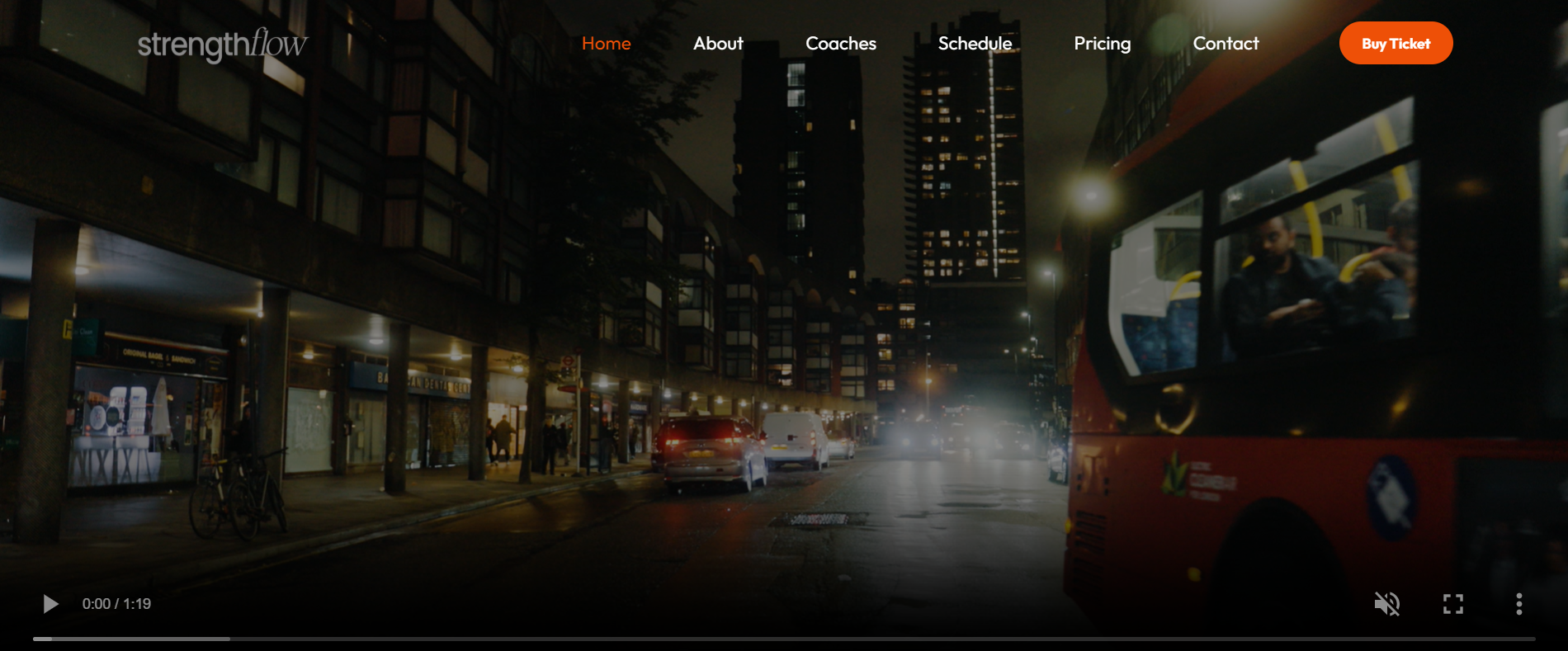 StrengthFlow Training: Custom Fitness Website